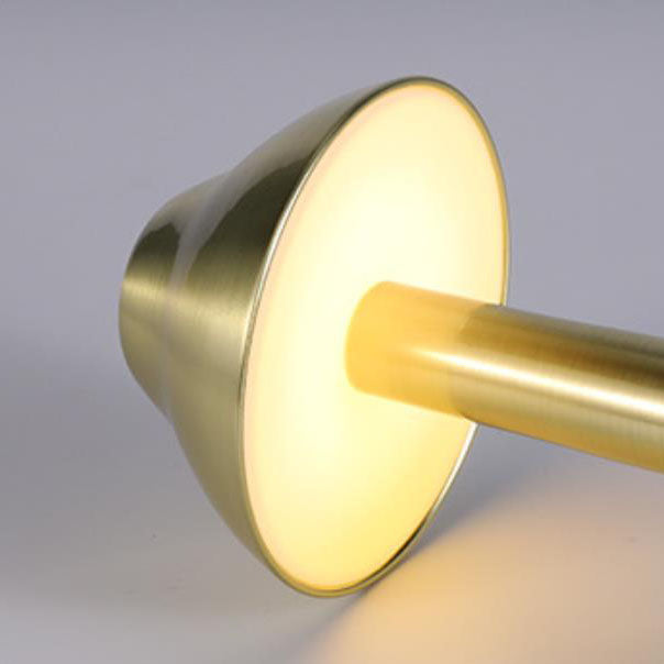 Moderne Retro Single Colour Iron USB Touch LED Table Lamp