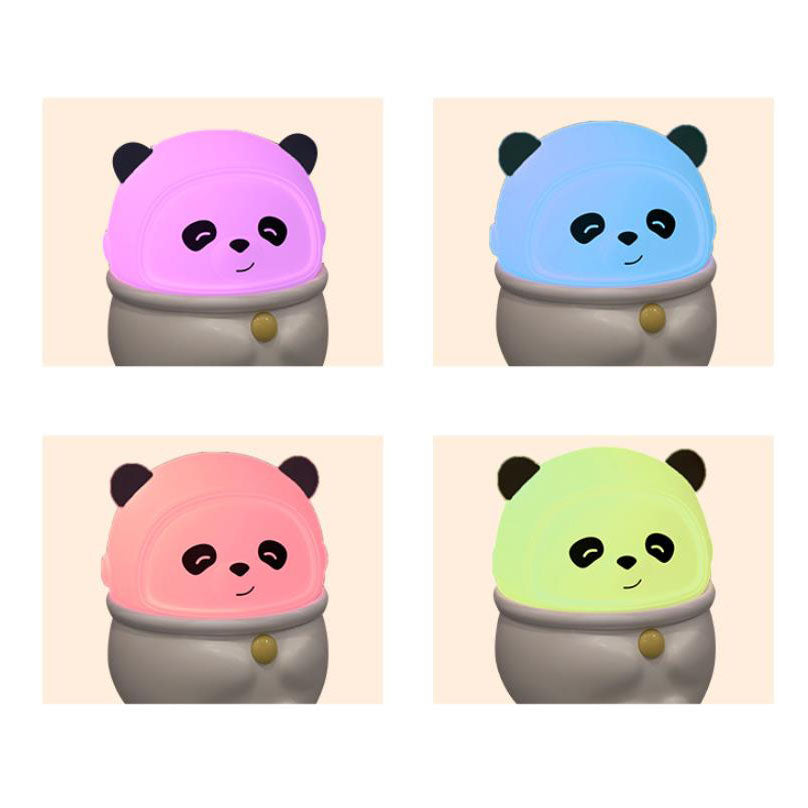 Cartoon Creative Silicone Panda Pig USB LED Night Light Lamp