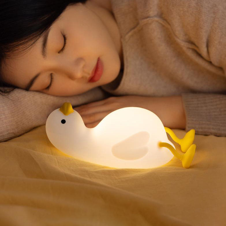 Kreative Sweet Duck Silicone USB LED Table Lamp