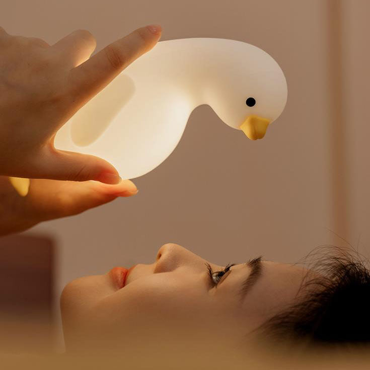 Kreative Sweet Duck Silicone USB LED Table Lamp