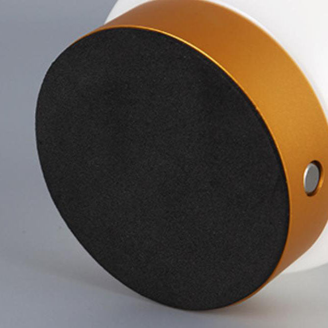 Modern Round Acrylic Aluminium USB Rechargeable Portable LED Night Light Table Lamp