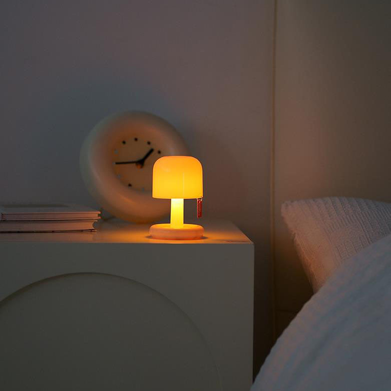 Modern Minimalist Decorative Mushroom USB LED Table Lamp