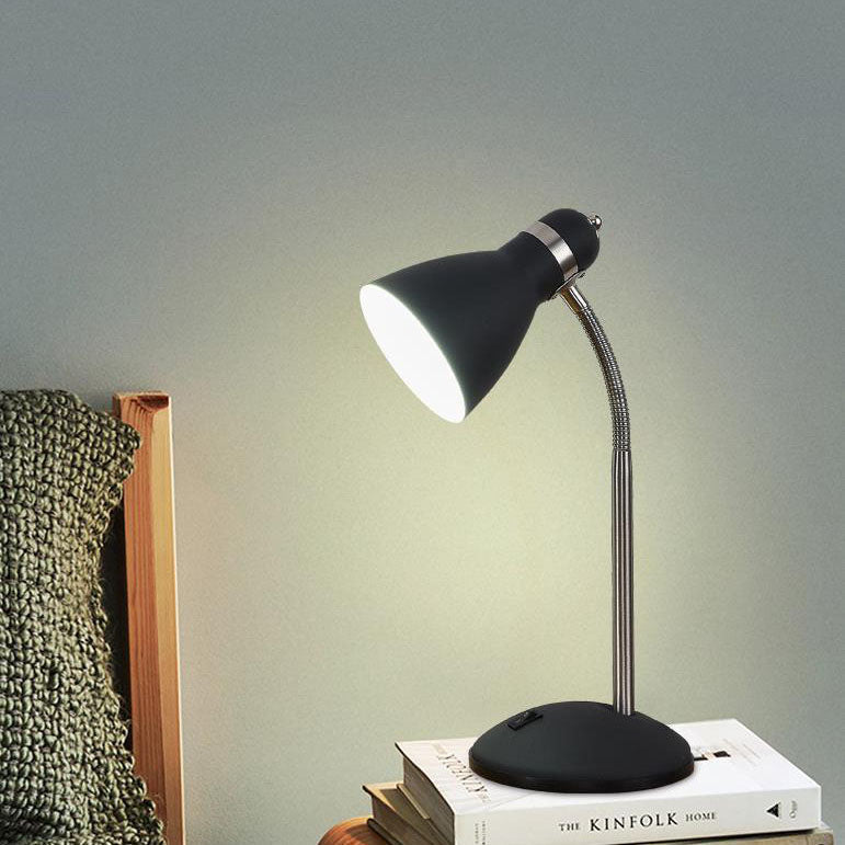 Contemporary Scandinavian Horn Iron Tube 1-Light Table Lamp