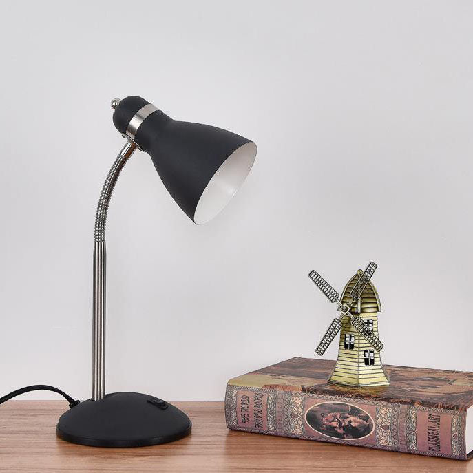 Contemporary Scandinavian Horn Iron Tube 1-Light Table Lamp