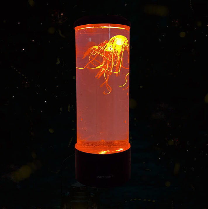 Bunte Qualle Night Lamp Cylindrical LED Night Light