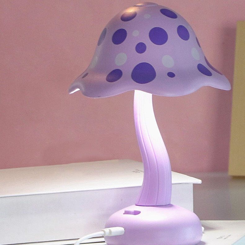 Creative Mushroom Kids USB Rechargeable LED Table Lamp