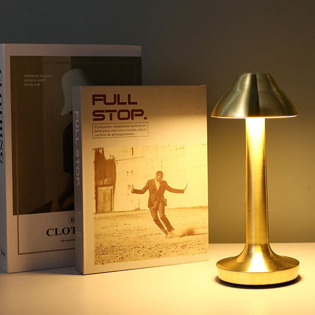 Moderne Retro Single Colour Iron USB Touch LED Table Lamp