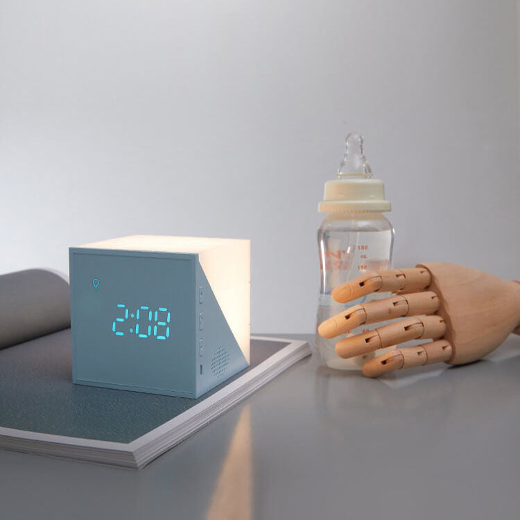 Kreative Rubik's Cube Clock LED Night Light USB Smart Lamp