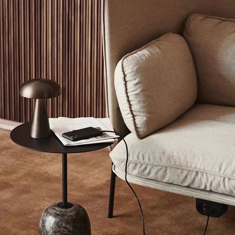 Mantar Portable Table Lamp - Rechargeable LED, Dimmable