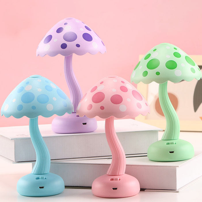 Creative Mushroom Kids USB Rechargeable LED Table Lamp