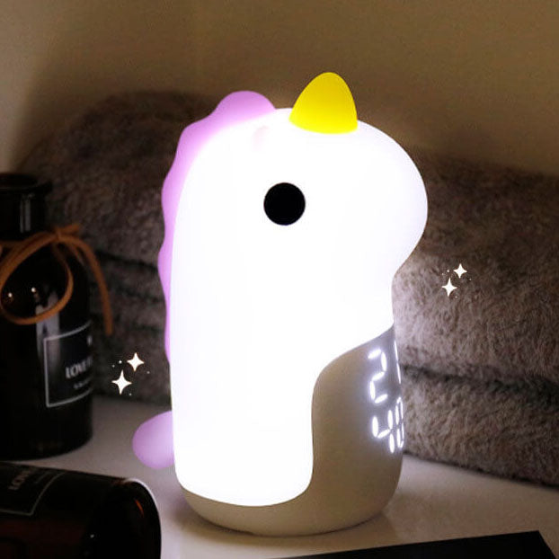 Cartoon Unicorn Timer Alarm Clock LED Night Light