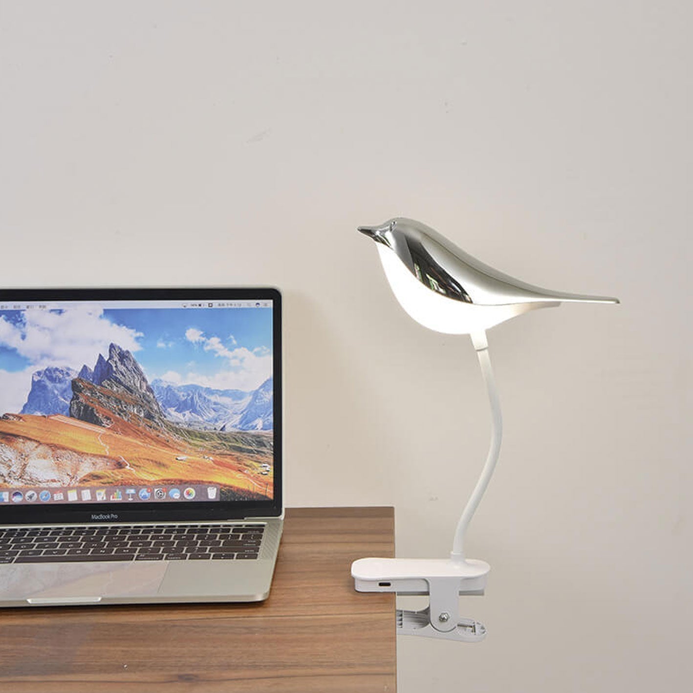 Kreative Vogel Clip USB LED Night Light Table Lamp