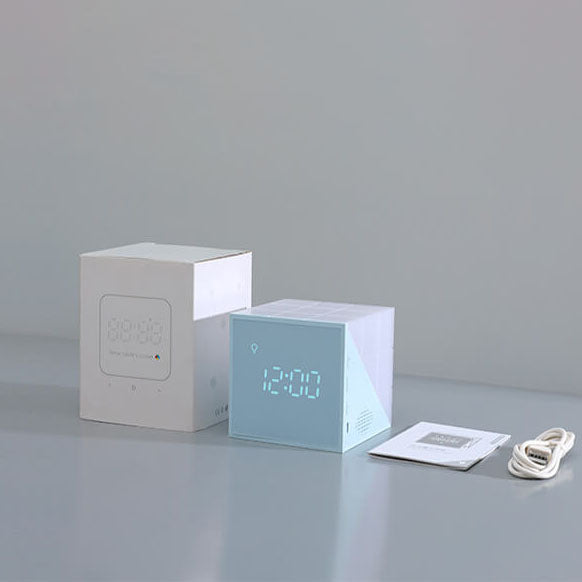 Kreative Rubik's Cube Clock LED Night Light USB Smart Lamp