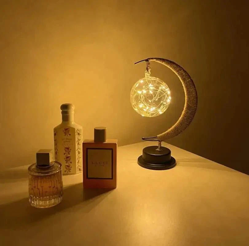 LunaGlow Moon Lamp - Magical LED Table Lamp for Ambiance