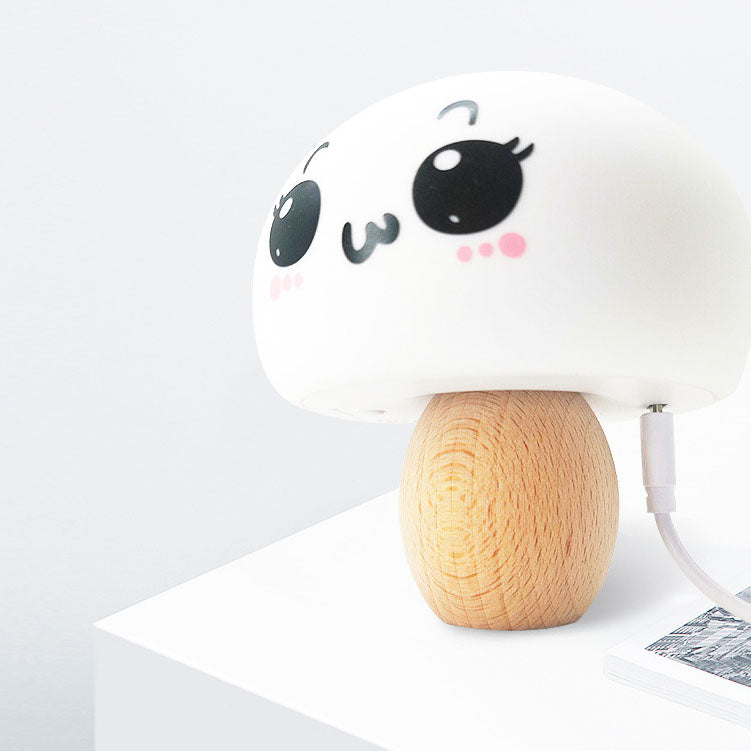 Moderne Kreative Mushroom Colour Changing Silicone Table Lamp