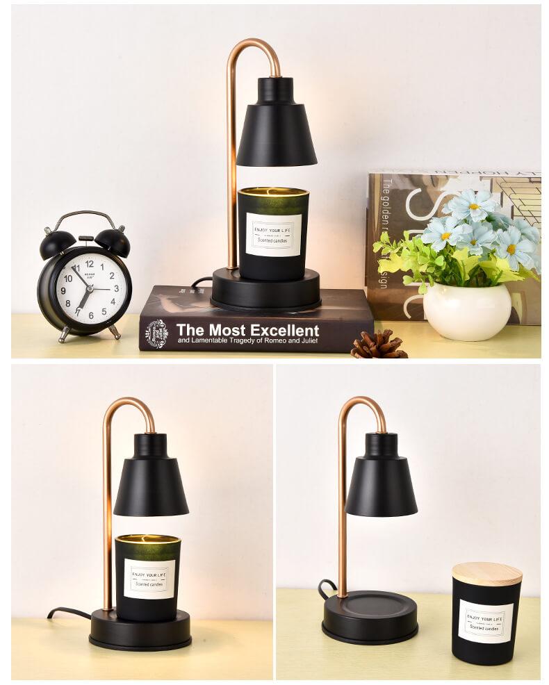 Kreative Aroma Candle 1-Light Metal Dome Table Lamp
