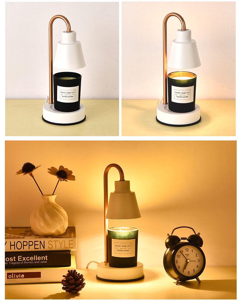 Kreative Aroma Candle 1-Light Metal Dome Table Lamp