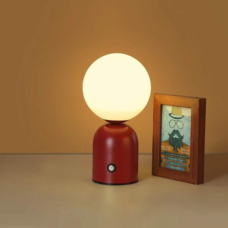 LED Rechargeable Table Lamp USB Type-C for Bedroom Living Room