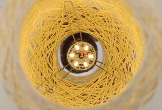 Kreative Twine Rattan Ball LED Dimmable Decorative Table Lamp