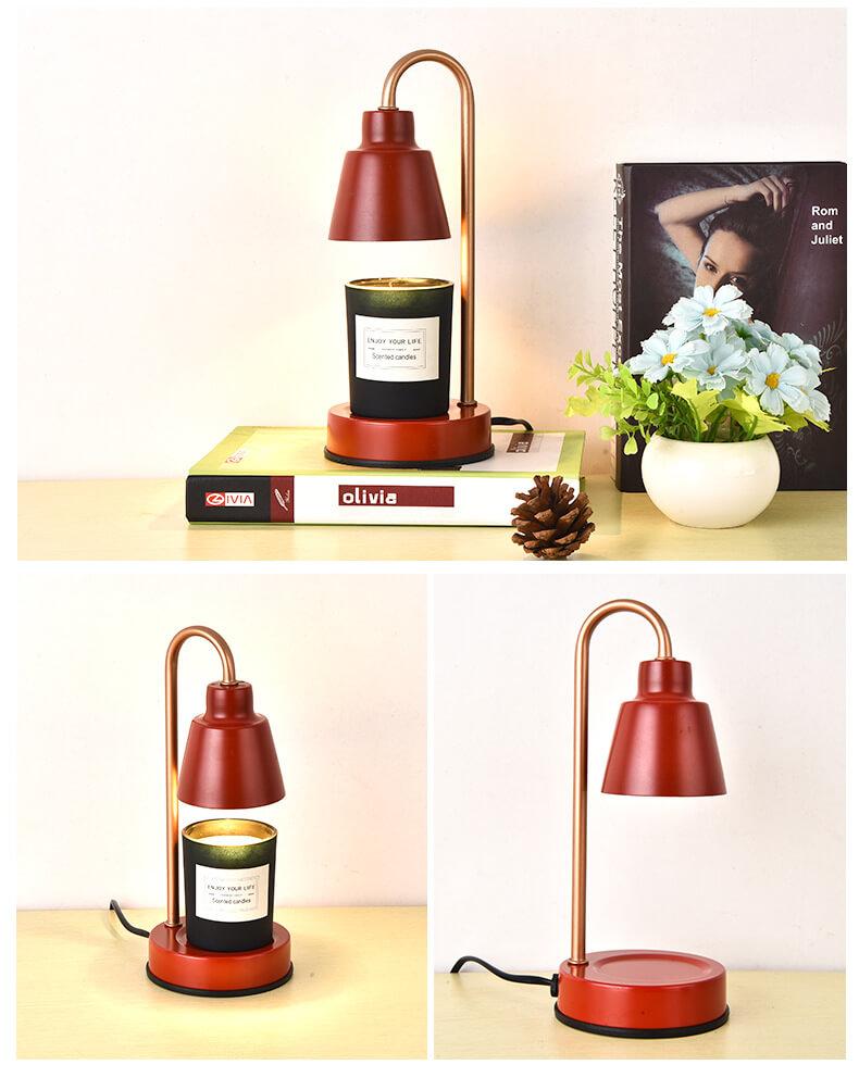 Kreative Aroma Candle 1-Light Metal Dome Table Lamp