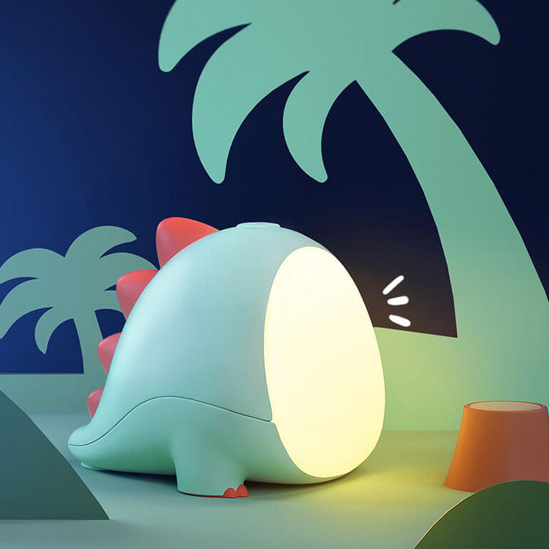 Kid-Friendly ABS Cartoon Dinosaur LED Night Light Table Lamp