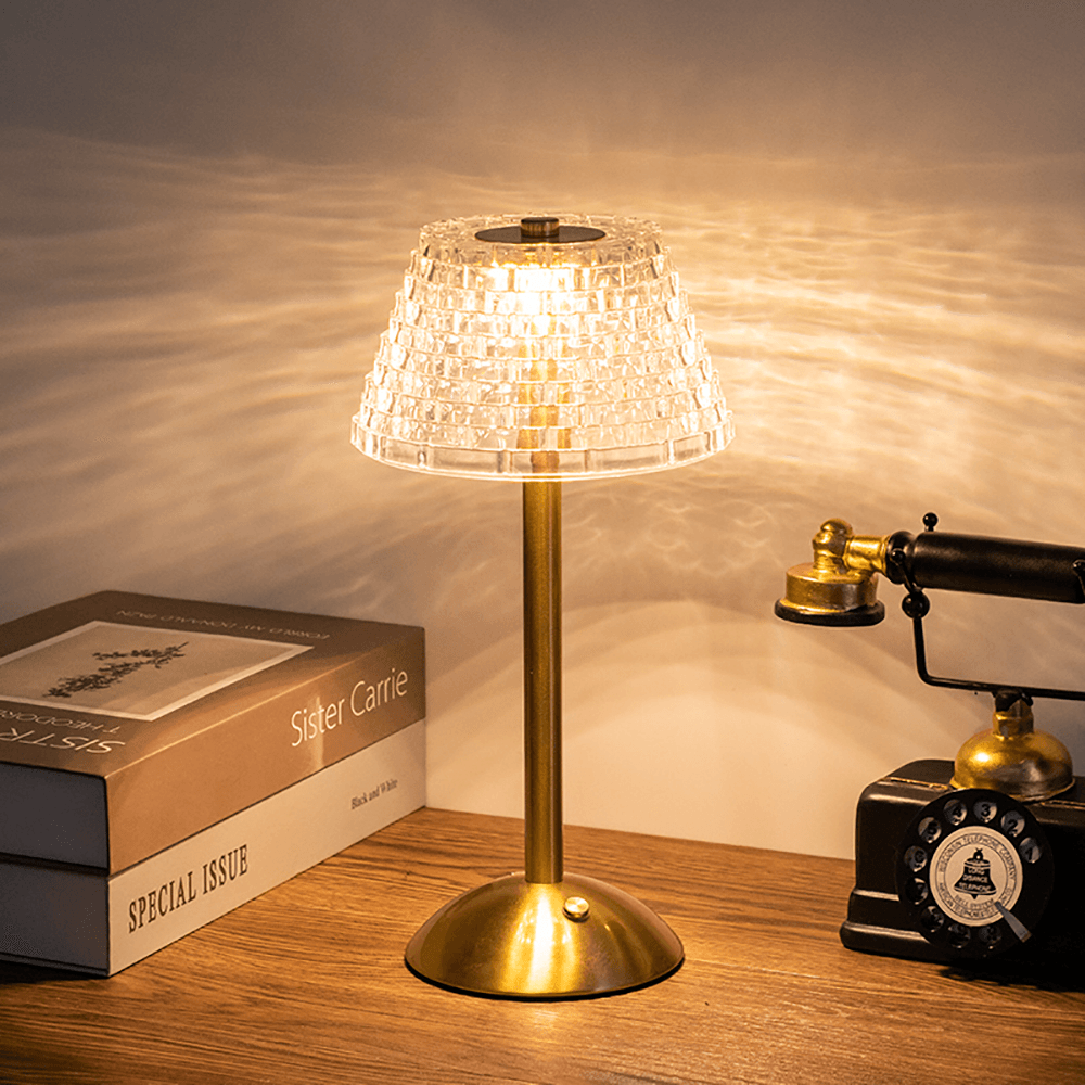 Glimmer Table Lamp - Elegant Cordless LED Lighting