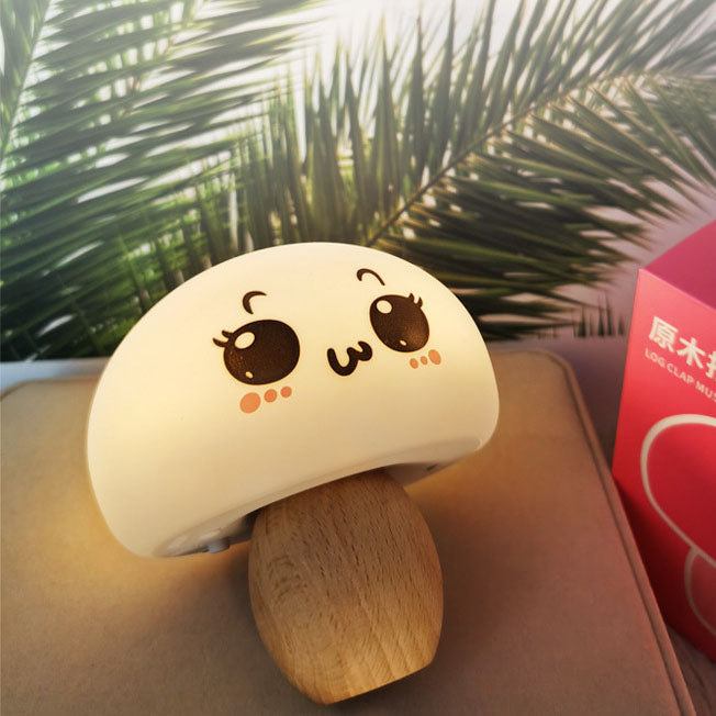 Moderne Kreative Mushroom Colour Changing Silicone Table Lamp