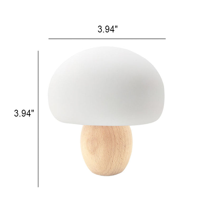 Moderne Kreative Mushroom Colour Changing Silicone Table Lamp