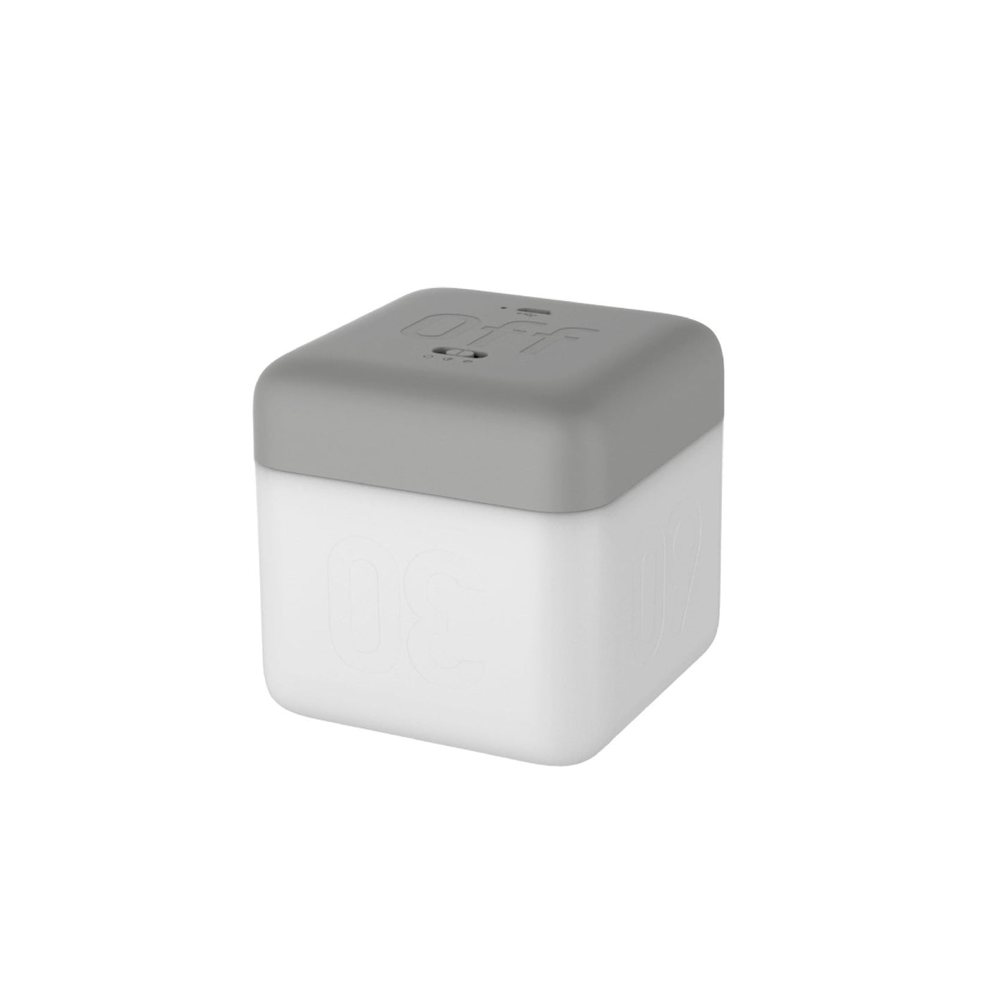 Modern Magic Cube Timer Night Light USB Rechargeable LED Lamp