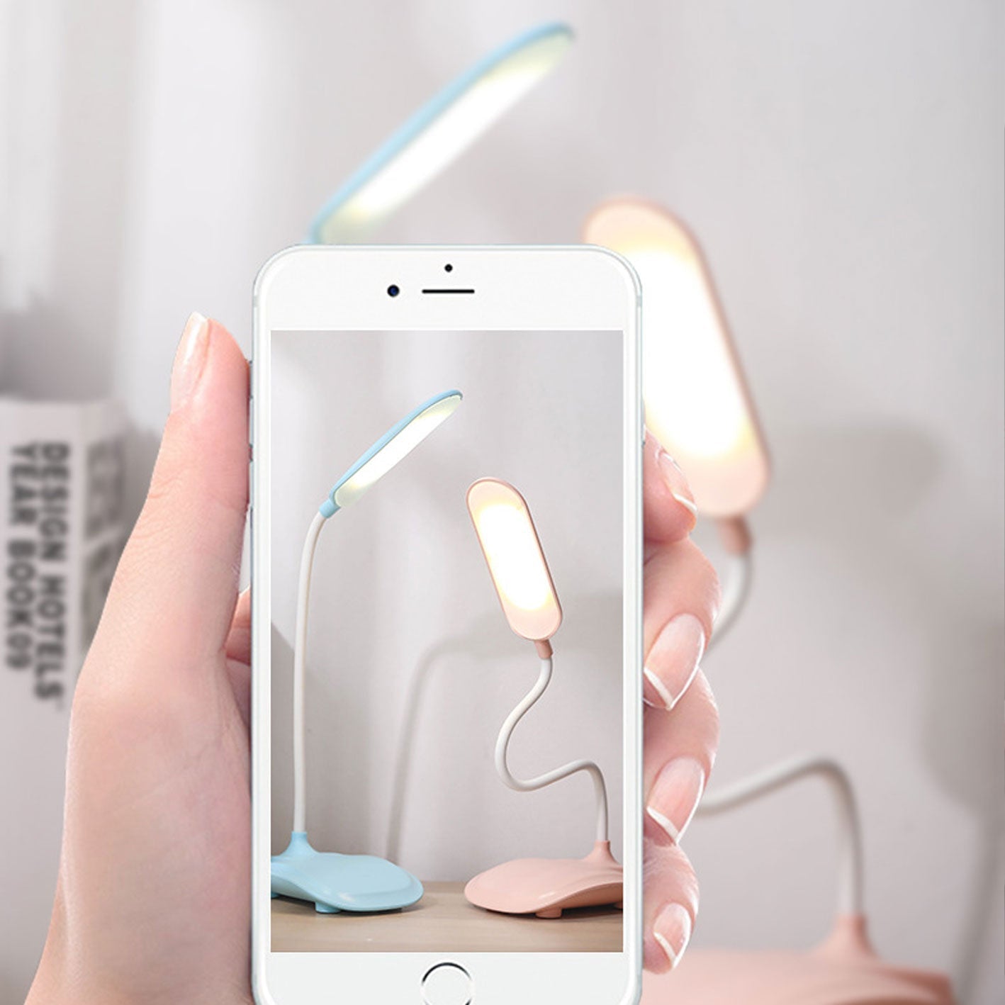 Kreative Foldable Rechargeable LED Touch Desk Lamp