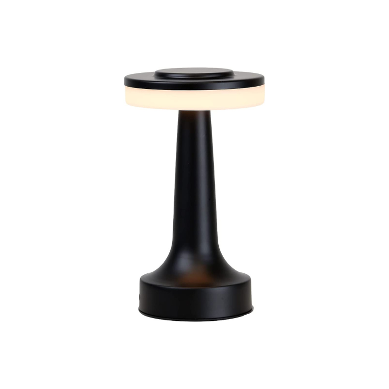 Portable LED Table Lamp with Touch Sensor, 3 Brightness Levels, Rechargeable Battery Up to 48 Hours, Kids Night Light, Bedside Lamp, Gold
