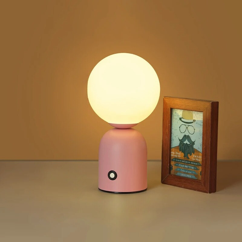 LED Rechargeable Table Lamp USB Type-C for Bedroom Living Room