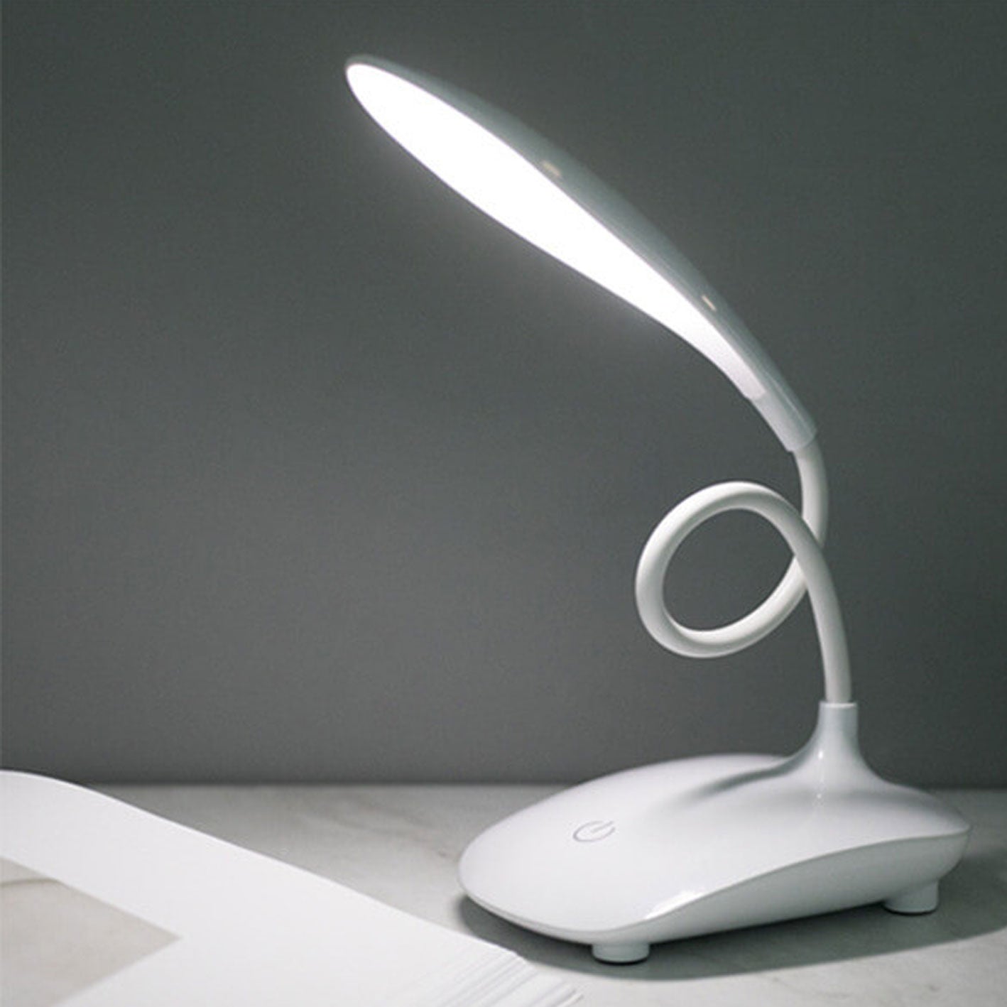 Creative Touch-Activated LED Desk Lamp, Foldable & Rotatable