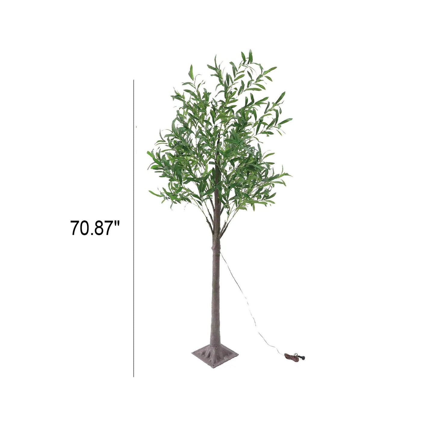 Moderne Creative Olive Leaf LED Simulation Plant Light