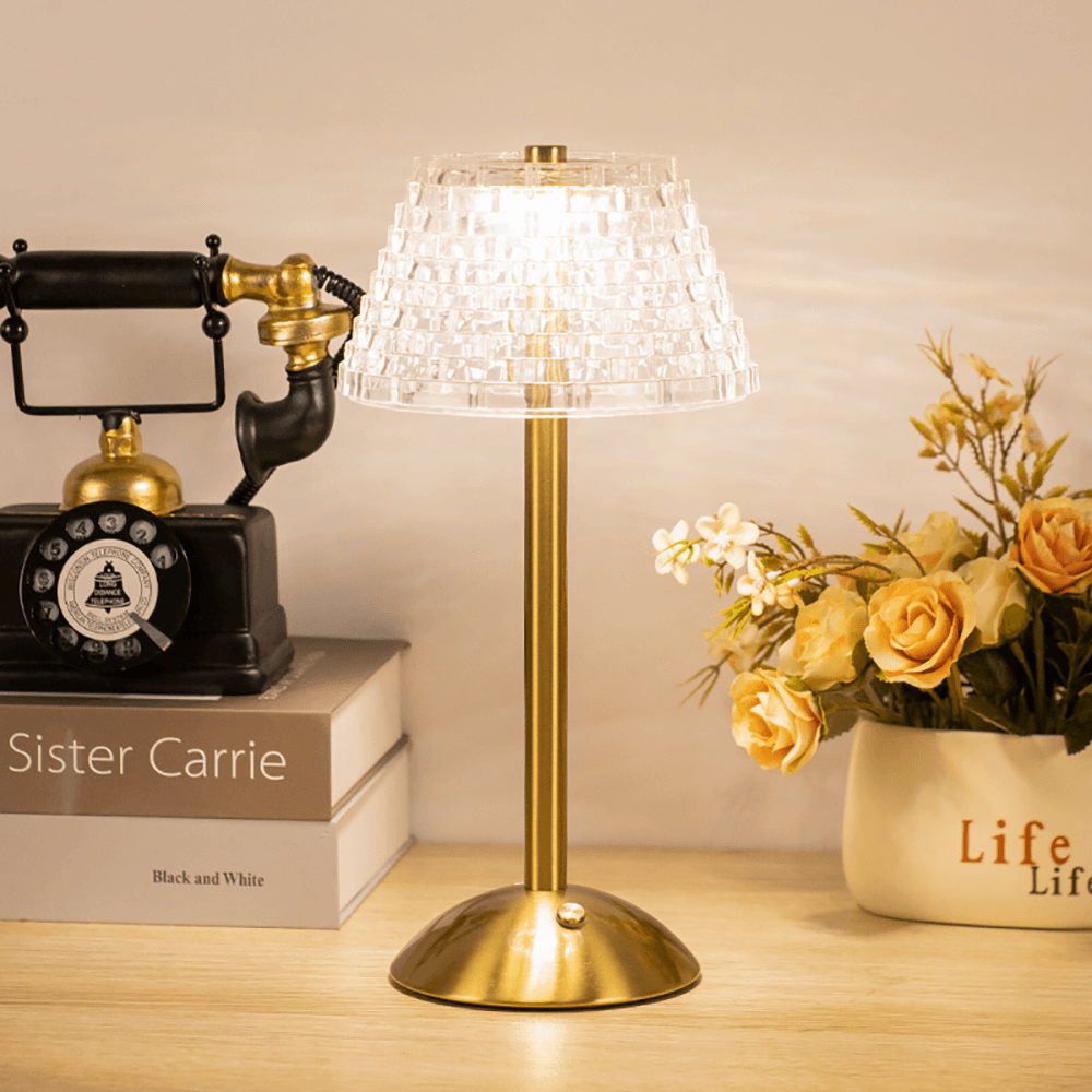 Glimmer Table Lamp - Elegant Cordless LED Lighting