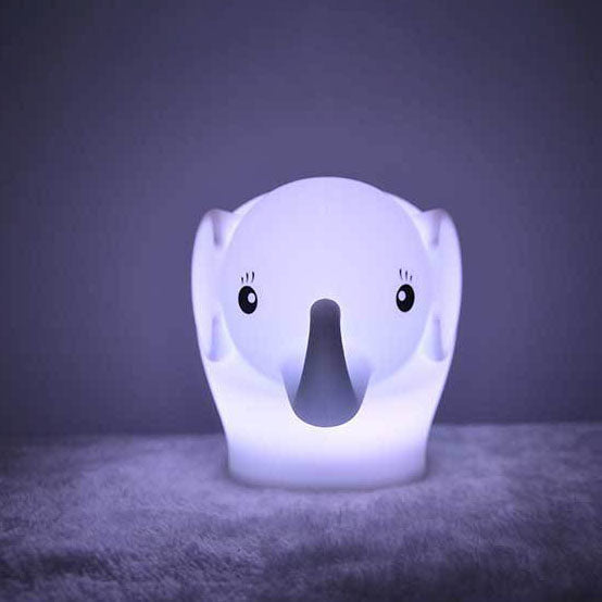 Kreativer Elefant Silicone USB LED Night Light Table Lamp