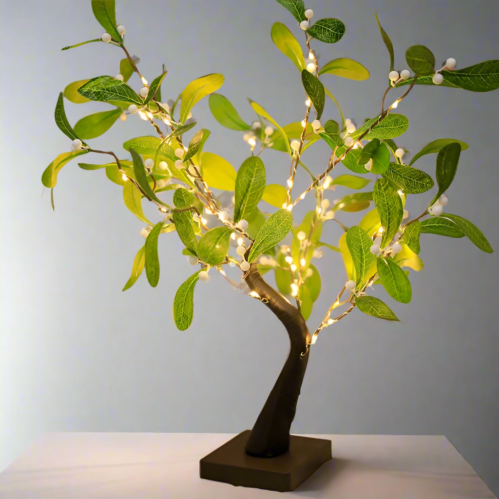 Frendorf Ginkgo Tree LED Fairy Lights Warm White 55CM