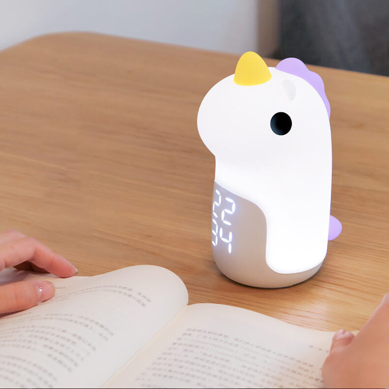 Cartoon Unicorn Timer Alarm Clock LED Night Light