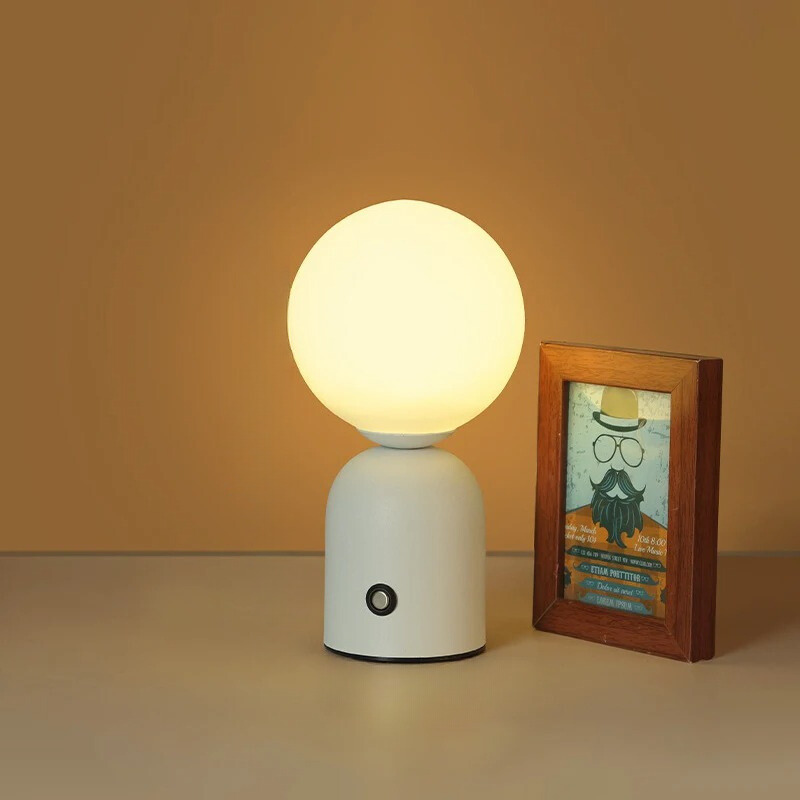 LED Rechargeable Table Lamp USB Type-C for Bedroom Living Room