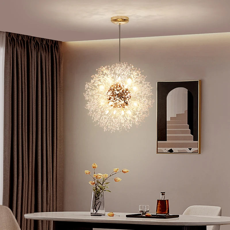 Luxury Crystal Chandelier LED Pendant Light - Modern Design