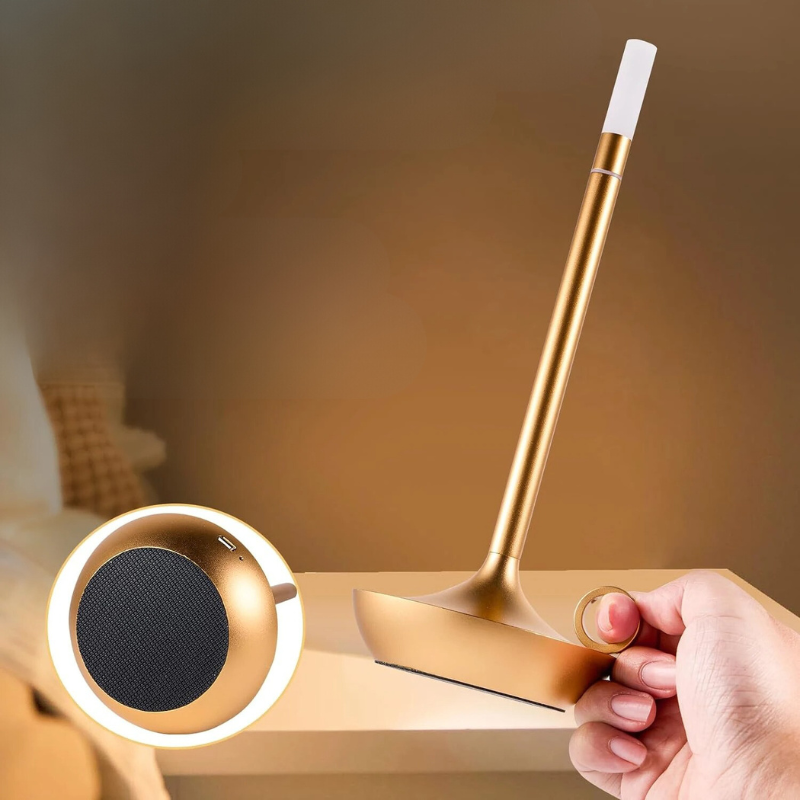 Wireless Table Lamp with Touch Sensor and LED Lighting