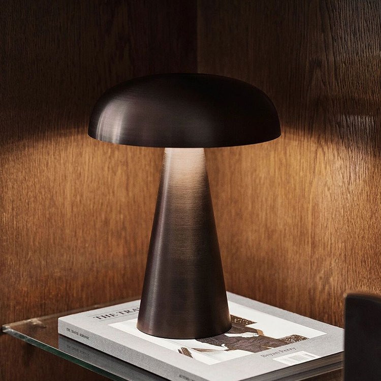 Mantar Portable Table Lamp - Rechargeable LED, Dimmable