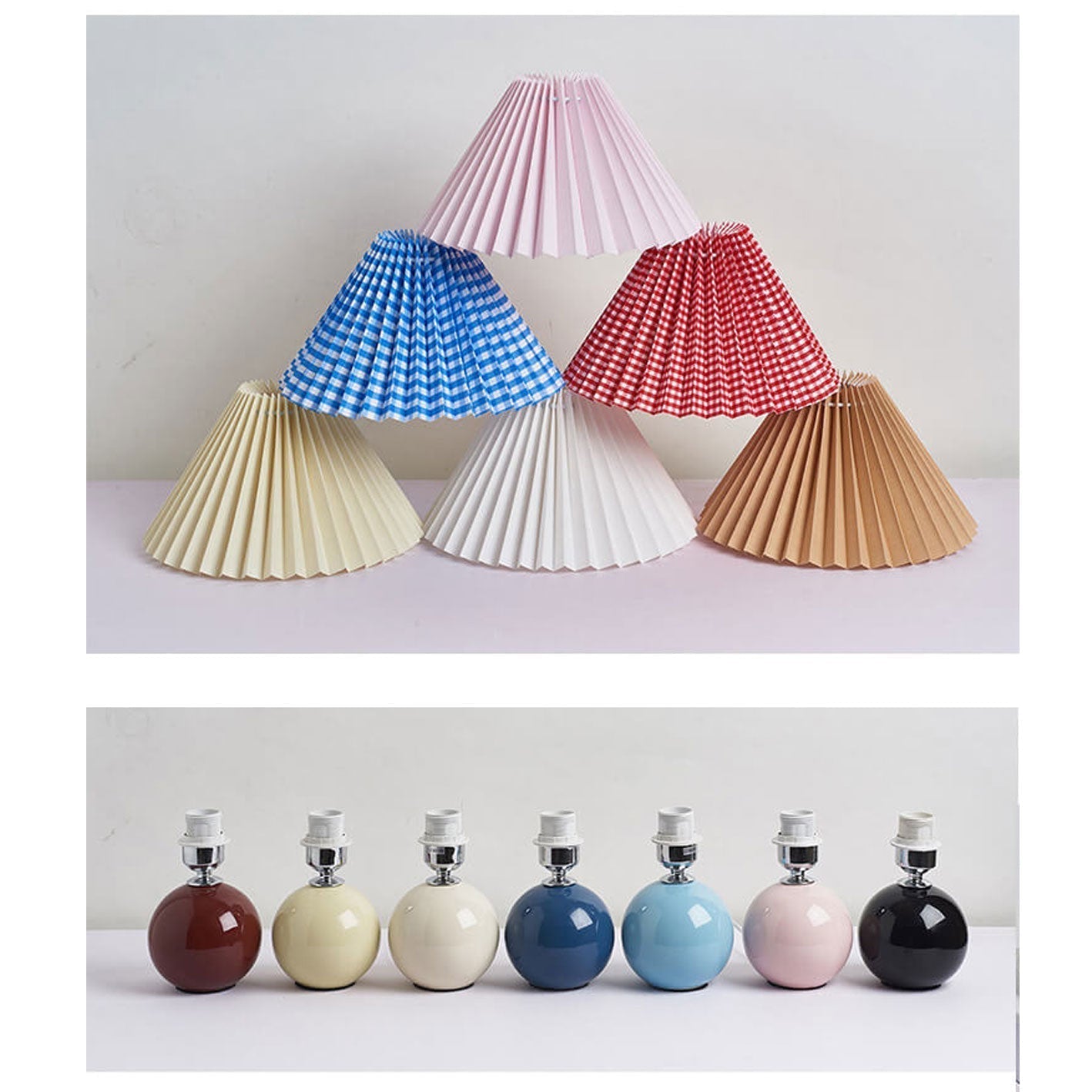 Minimalist Folded 1-Light Ceramic Table Lamp - LED Compatible
