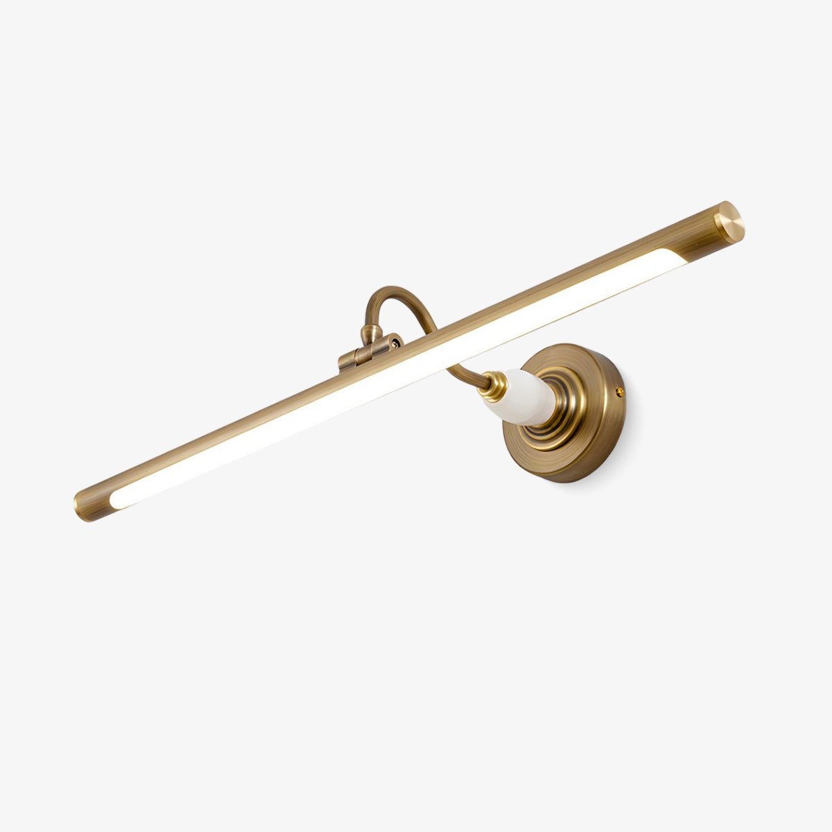 Archer Art Linear Wall Light - Antique Gold LED Design