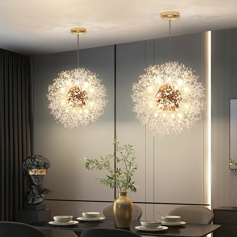 Luxury Crystal Chandelier LED Pendant Light - Modern Design