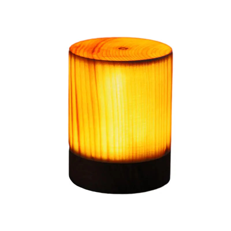 ÉclatBois LED Rechargeable Table Lamp with Touch Control for Home and Office