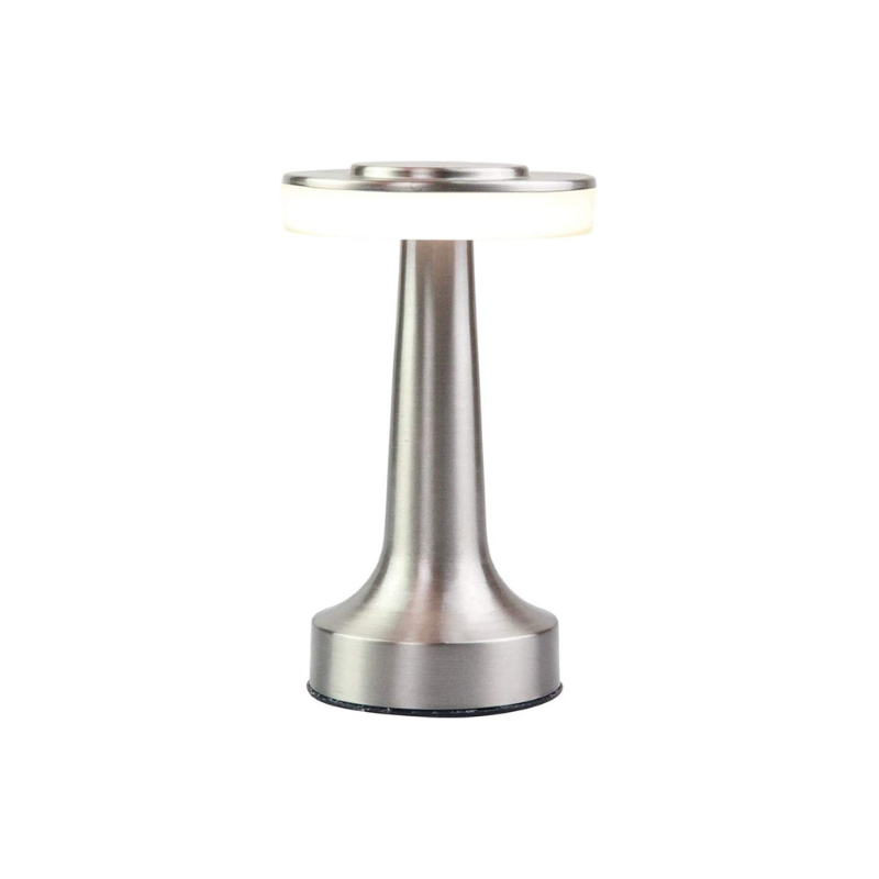 Portable LED Table Lamp with Touch Sensor, 3 Brightness Levels, Rechargeable Battery Up to 48 Hours, Kids Night Light, Bedside Lamp, Gold