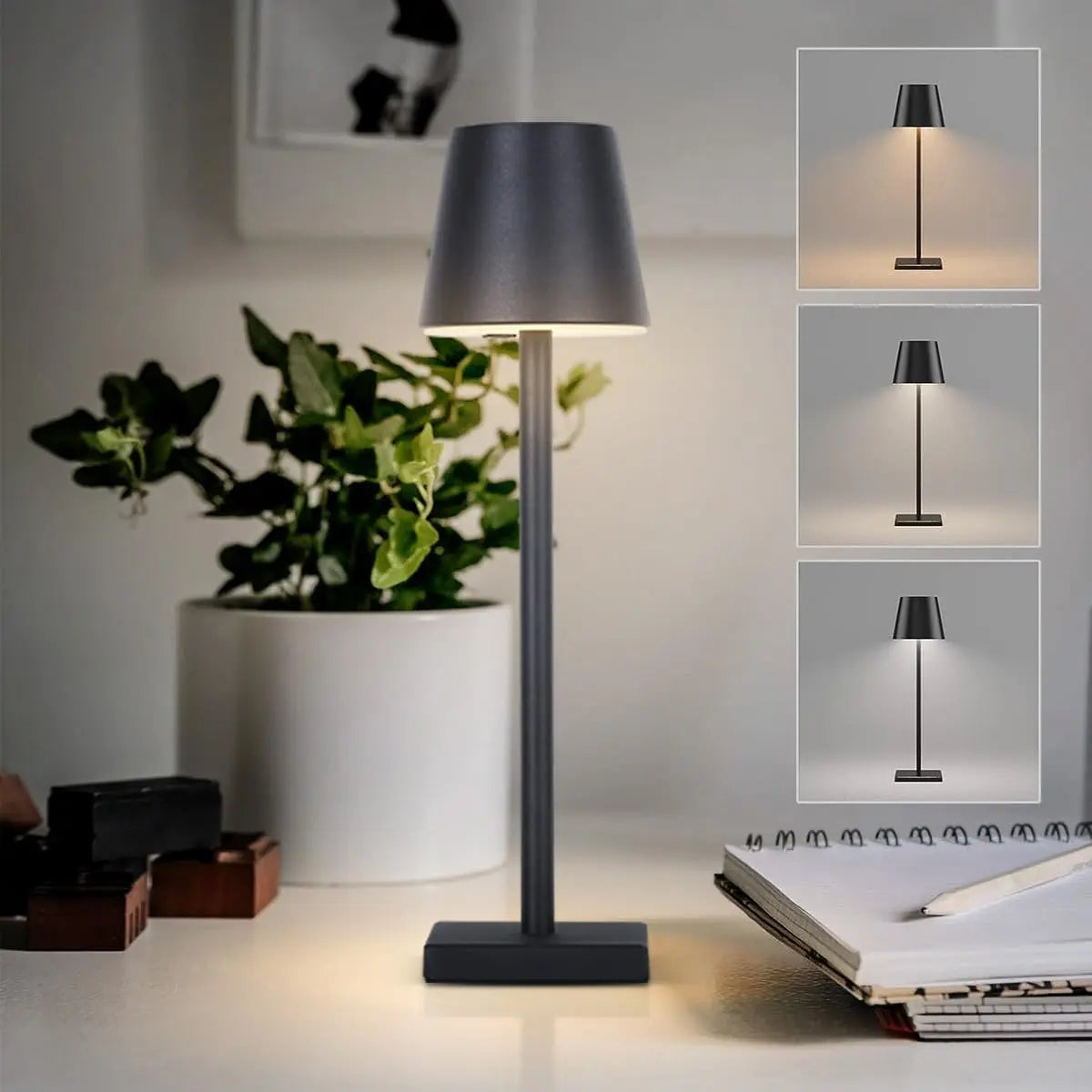 Éclatante Rechargeable Wireless LED Table Lamp Waterproof