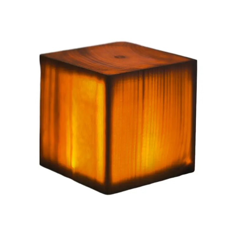 ÉclatBois LED Rechargeable Table Lamp with Touch Control for Home and Office