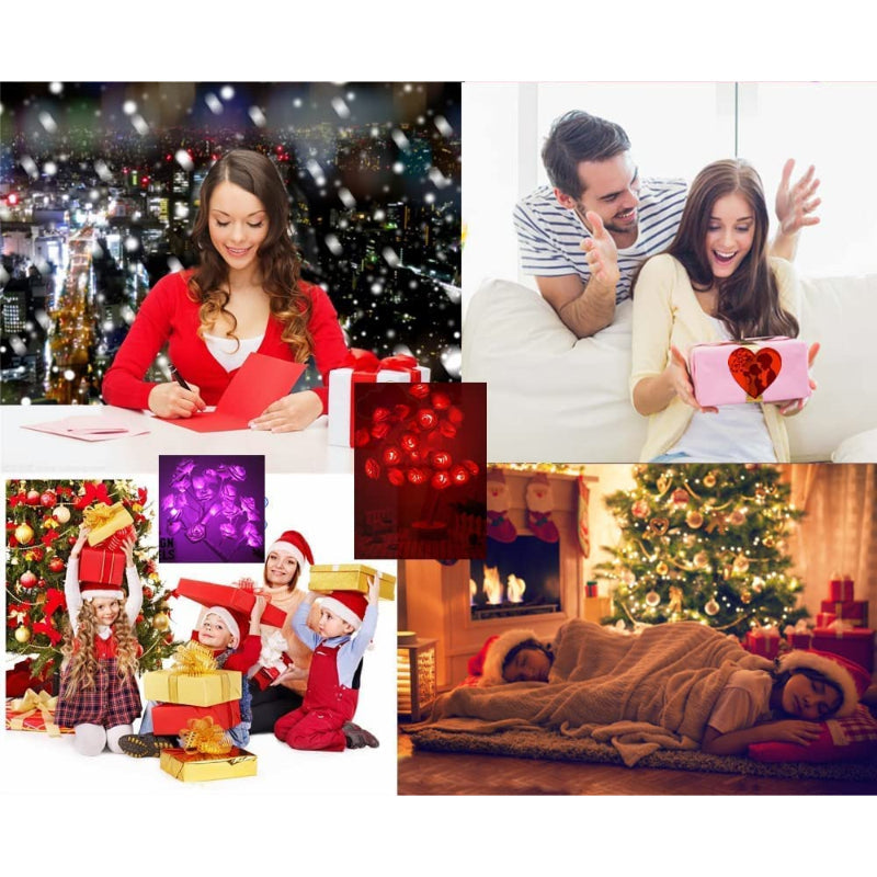 Rose LED Table Lamp with Remote - 16 Color Changing, Ideal Gift for Girls and Women, Perfect for Holiday and Party Room Decor
